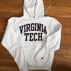 White Virginia tech champion hoodie